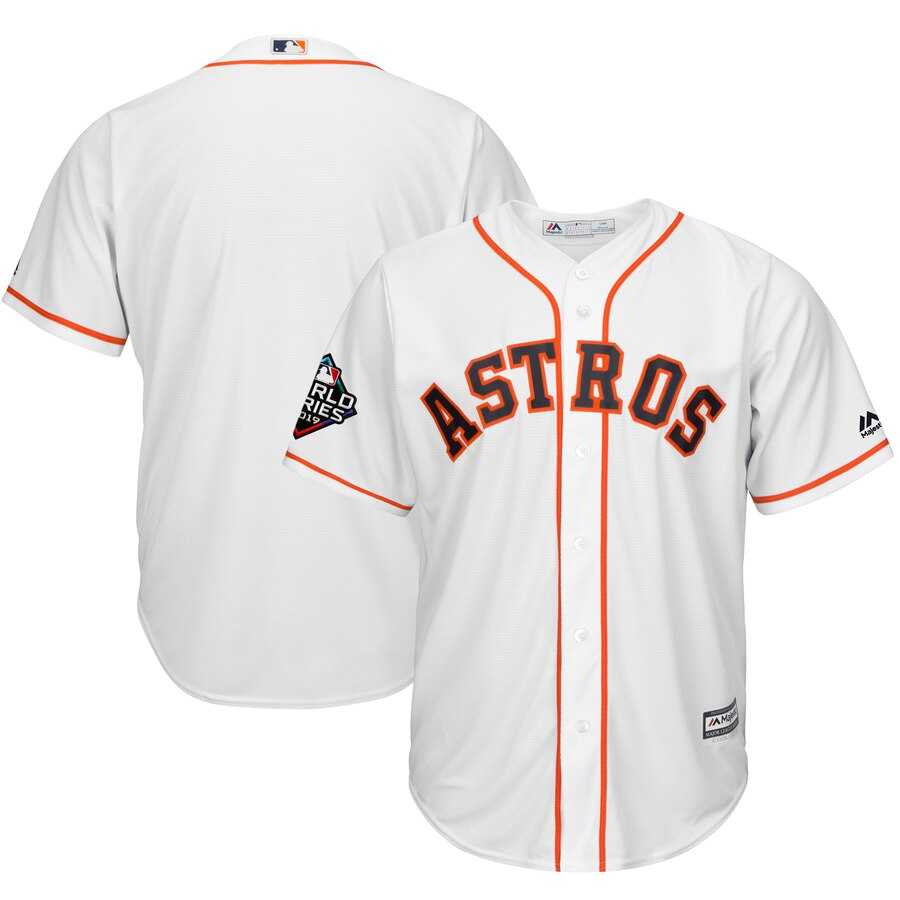 Astros Blank White 2019 World Series Bound Cool Base Jersey,We sell and wholesale Astros Blank White 2019 World Series Bound Cool Base Jersey on line form chian!